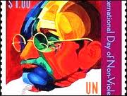 Gandhi UN Stamp
